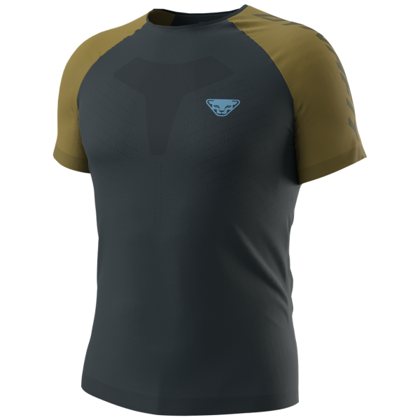 Camiseta funcional de hombre Dynafit Ultra 3 S-Tech S/S Tee M azul/verde Blueberry/ Rock khaki