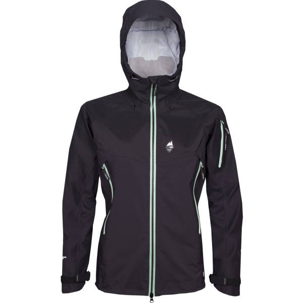 Chaqueta de mujer High Point Explosion 5.0 Lady Jacket negro/verde Black/SiltGreenZipper