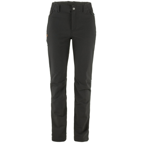 Pantalones de invierno para mujer Fjällräven Abisko Winter Stretch Trousers negro Black