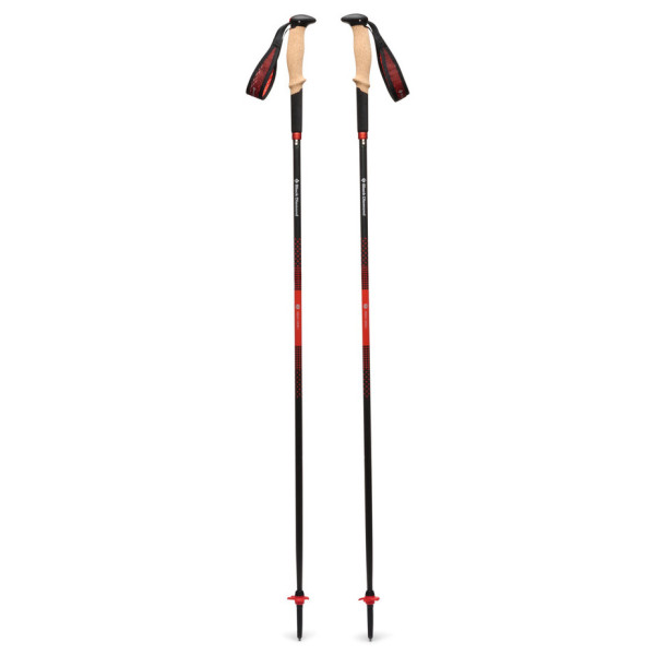 Bastones de senderismo Black Diamond Pursuit Carbon Z Poles rojo Octane (8001)