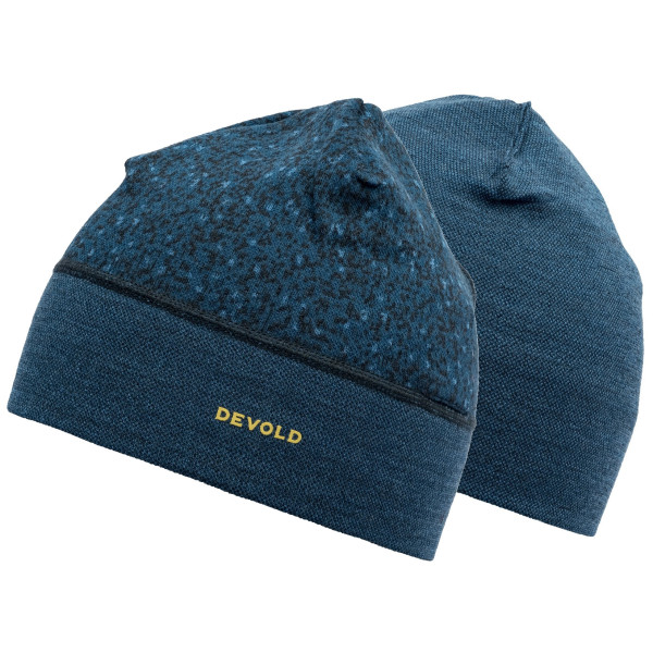 Gorro Devold Kvitegga Beanie azul Flood