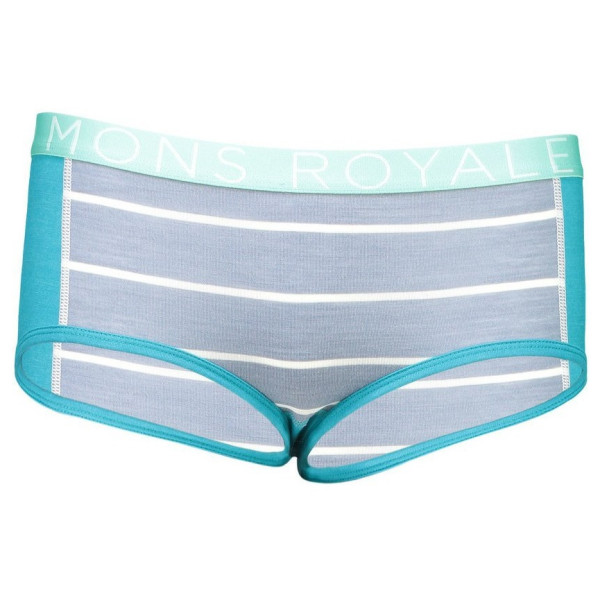 Bragas Mons Royale Sylvia Boyleg Panel Folo (2020) azul/gris Aqua/BtLeadStripe