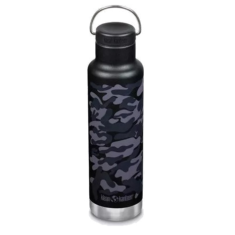 Botella térmica Klean Kanteen Insulated Classic 592 ml negro black camo