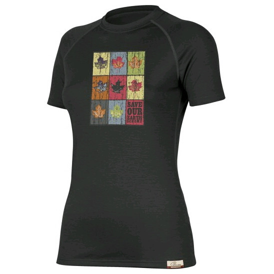 Camiseta funcional de mujer Lasting List negro