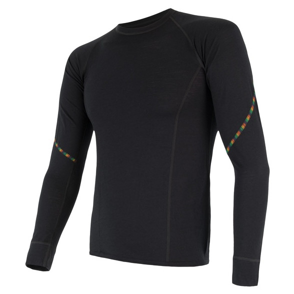 Camiseta funcional de hombre Sensor Merino Air 2022 negro Black