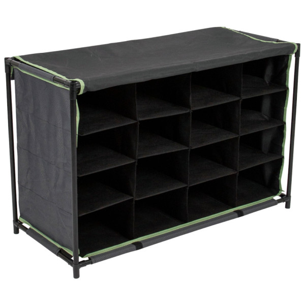 Armario de acampada Bo-Camp Cabinet/Organizer 16 compartm gris oscuro Antracit