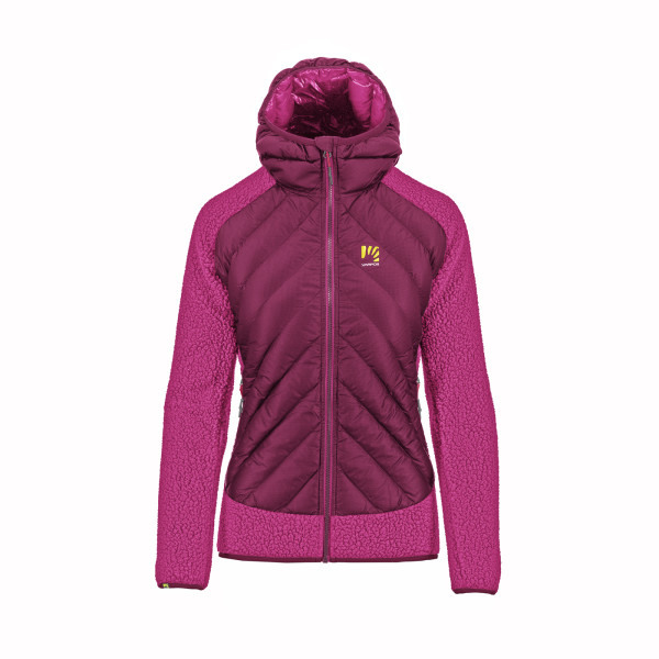 Chaqueta de invierno para mujer Karpos Marmarole W Tech Jacket rosa Raspberry R/Cabaret