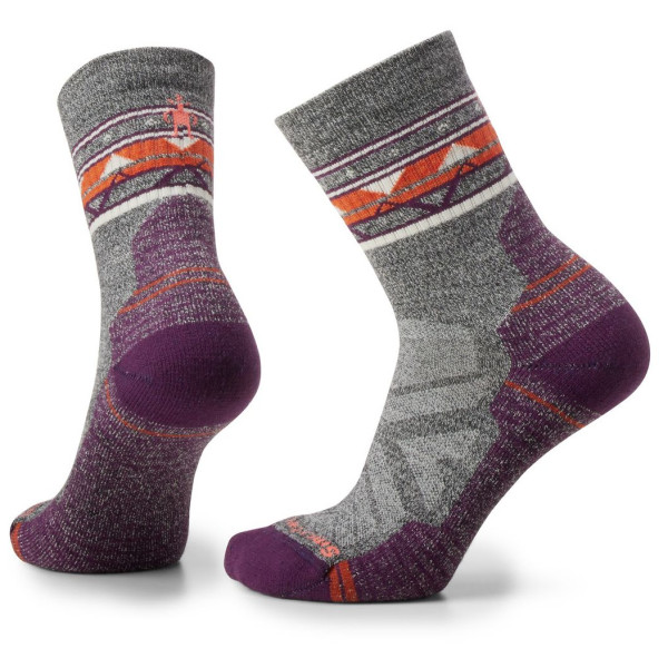 Calcetines de mujer Smartwool Hike Light Cushion Zig Zag Valley Mid Crew Socks