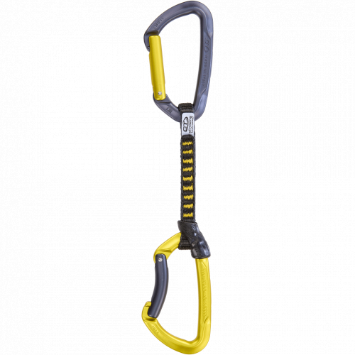 Juego de cintas express Climbing Technology 6X Lime Set Dy 12Cm amarillo/negro ant/must