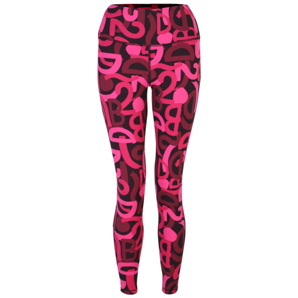 Mallas de mujer Dare 2b Influential Leging rosa Pure Pink Graffiti