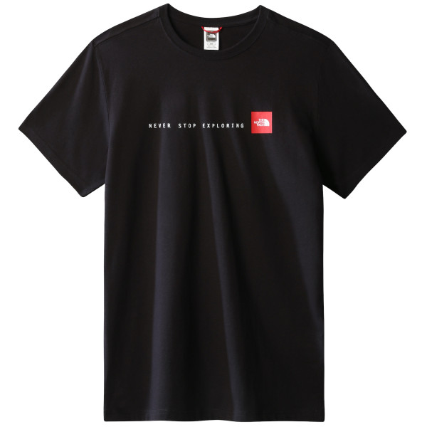 Camiseta de hombre The North Face M S/S Never Stop Exploring Tee negro Tnf Black