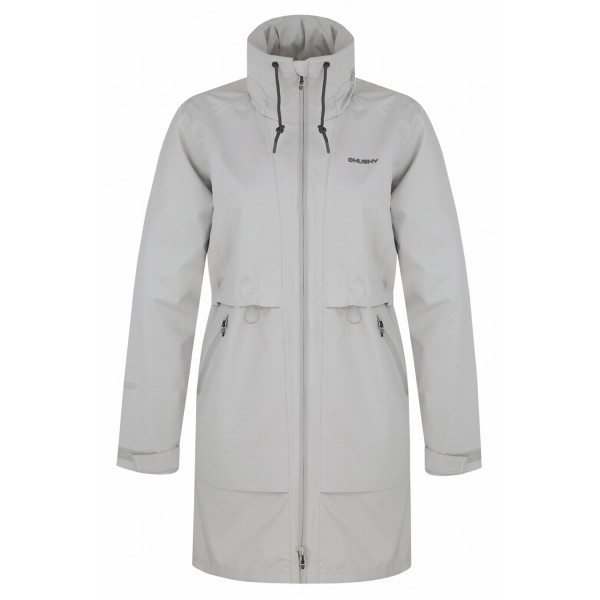 Abrigo de invierno para mujer Husky Nevr L gris claro lt. grey