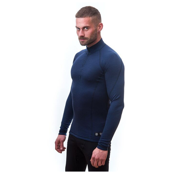 Camiseta funcional de hombre Sensor Merino DF zip