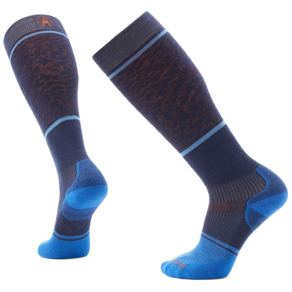 Calcetines de esquí Smartwool Snowboard Tc Retro Line Otc azul oscuro Deep Navy