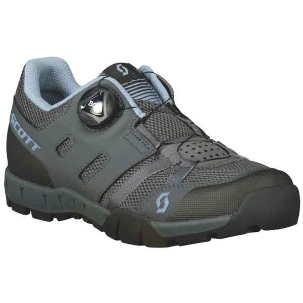 Zapatillas de ciclismo para mujer Scott W's Sport Crus-r Boa gris/azul dark grey/light blue