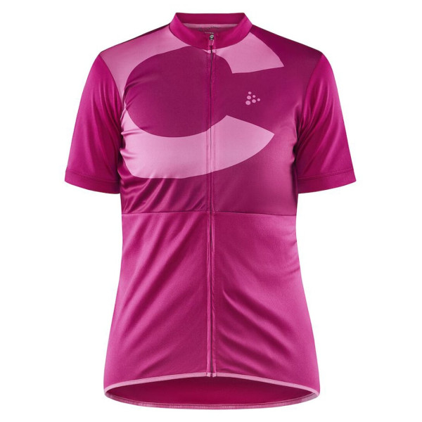 Maillot de ciclismo para mujer Craft Core Endur Logo rosa Roxo-Camelia