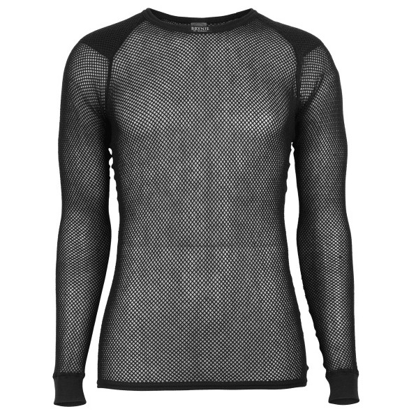 Camiseta funcional de hombre Brynje of Norway Super Thermo Shirt w/inlay negro Black