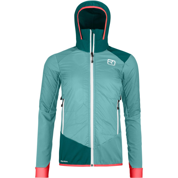 Chaqueta de invierno para mujer Ortovox Sw Col Becchei Hybrid Jkt W azul claro ice waterfall