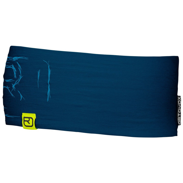 Banda para cabeza Ortovox 120 Tec Logo Headband azul Petrol Blue