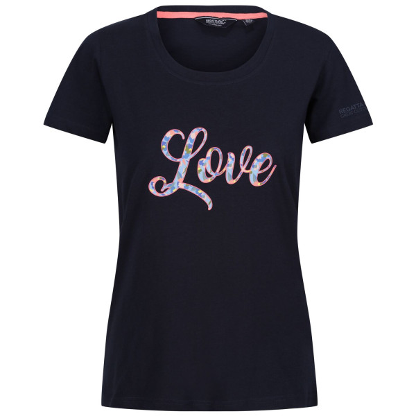 Camiseta de mujer Regatta Filandra VIII azul/ azul claro Navy Love