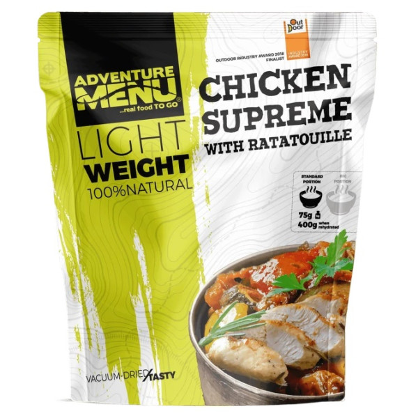 Comida deshidratada Adventure Menu Suprema de pollo con ratatouille 400 g