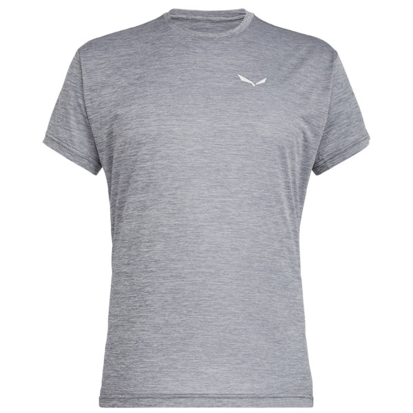 Camiseta de hombre Salewa Puez Melange Dry M S/S Tee gris 538 quiet shade melange