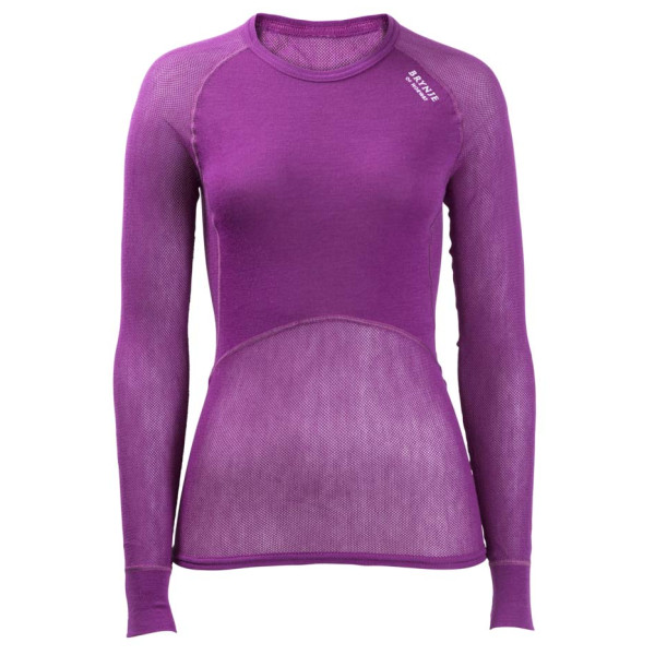 Camiseta funcional de mujer Brynje of Norway Lady Wool Thermo light Shirt violeta Violet