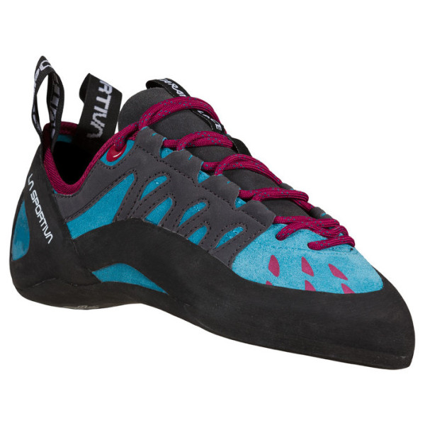 Pies de gato La Sportiva Tarantulace Woman azul/rojo Topaz/Red Plum