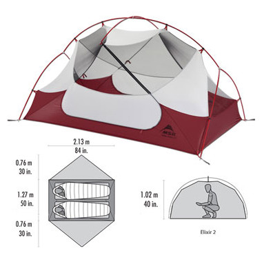Tienda ultraligera MSR Hubba Hubba NX