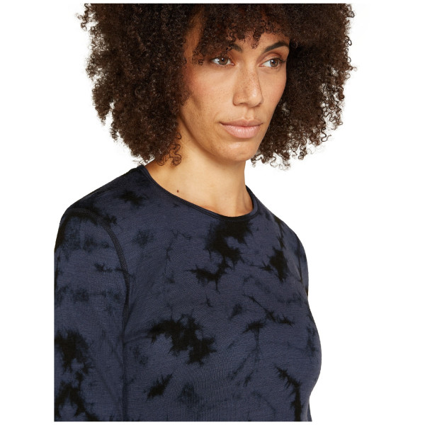 Camiseta de mujer Icebreaker W Mer 200 Oasis LS Crewe Cloud Dye