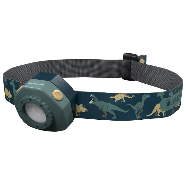 Linterna frontal Ledlenser Kidled 4R verde oscuro Dino