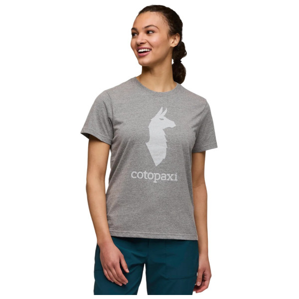 Camiseta de mujer Cotopaxi Cotopaxi Llama T-Shirt gris Heather Grey