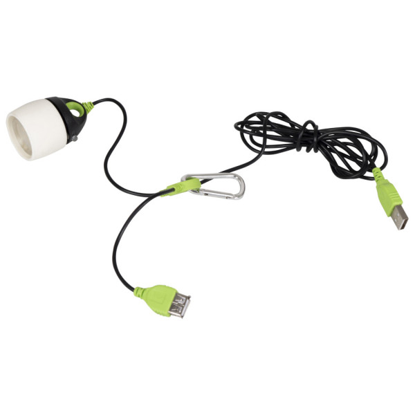 Lámpara de acampada Bo-Camp Tent light Vipe connectable negro/verde Black