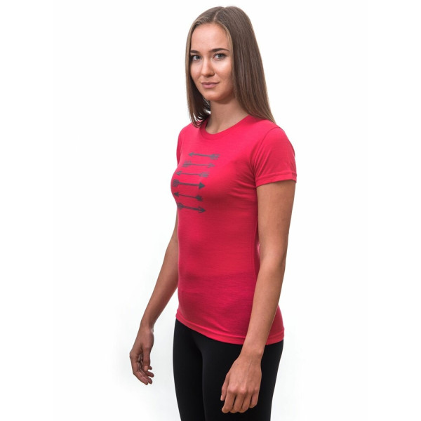 Camiseta de mujer Sensor Merino Wool PT Šípy