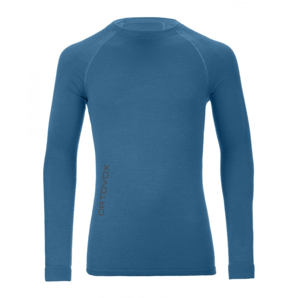 Camiseta de hombre Ortovox Merino Competition LS M azul BlueSea