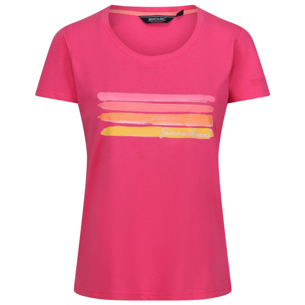 Camiseta de mujer Regatta Filandra VIII rosa Hot Pink