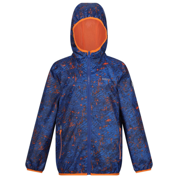 Chaqueta para niños Regatta Printed Lever azul oscuro New Royal Scratch Print