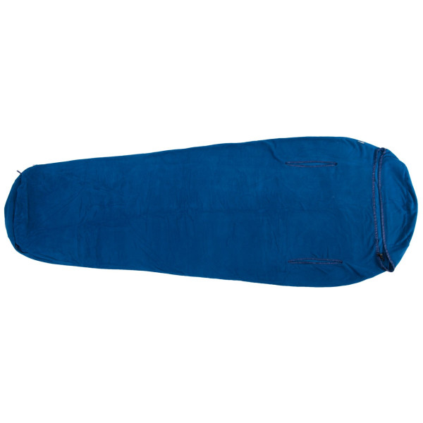 Forro para saco de dormir Warmpeace Polartec Micro Mummy 195 cm azul Navy