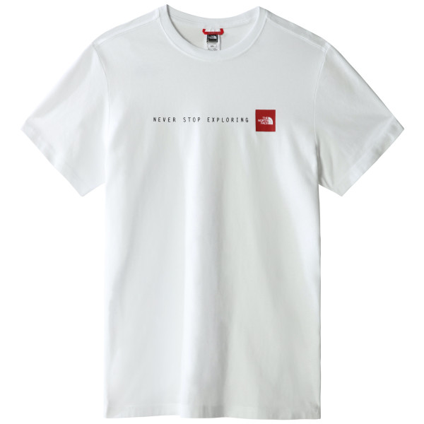 Camiseta de hombre The North Face M S/S Never Stop Exploring Tee blanco Tnf White