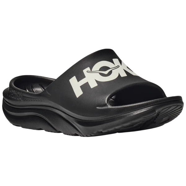 Pantuflas Hoka U Ora Athletic Slide negro/blanco Black / White