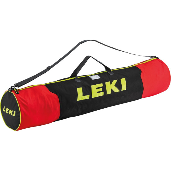 Bolsa para bastones Leki Pole Bag Team 140/15 negro/rojo fluorescent red-black-neonyellow