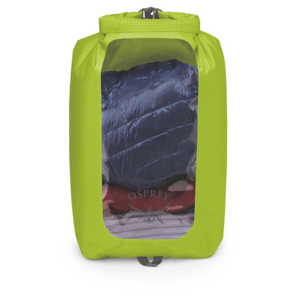 Bolsa estanca Osprey Dry Sack 20 W/Window verde limon green