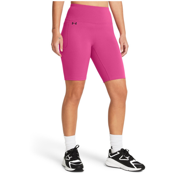 Pantalones cortos de mujer Under Armour Motion Bike Short rosa AstroPink/Black