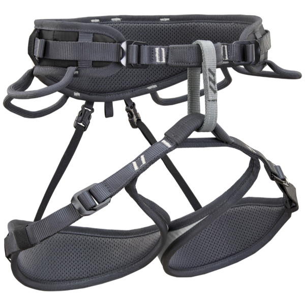 Arnés de escalada Climbing Technology Ascent negro black/gray