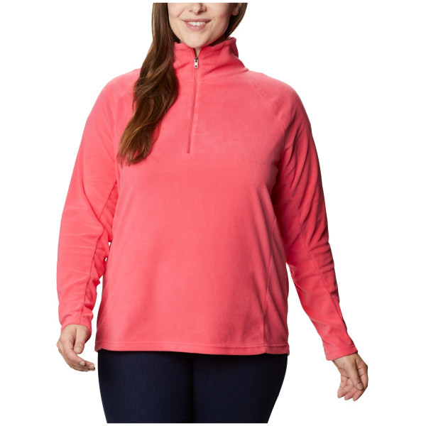 Sudadera de mujer Columbia Glacial IV 1/2 Zip rosa BrightGeranium