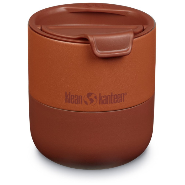 Taza térmica Klean Kanteen Rise 10oz Lowball (w/ Flip Lid) rojo/naranja Autumn Glaze