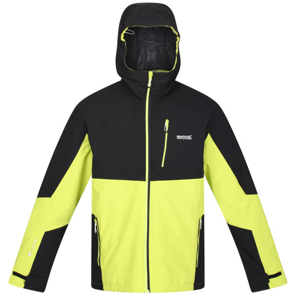 Chaqueta de hombre Regatta Wentwood VII 3in1 negro/verde Blk/BriKiwi (L7P)