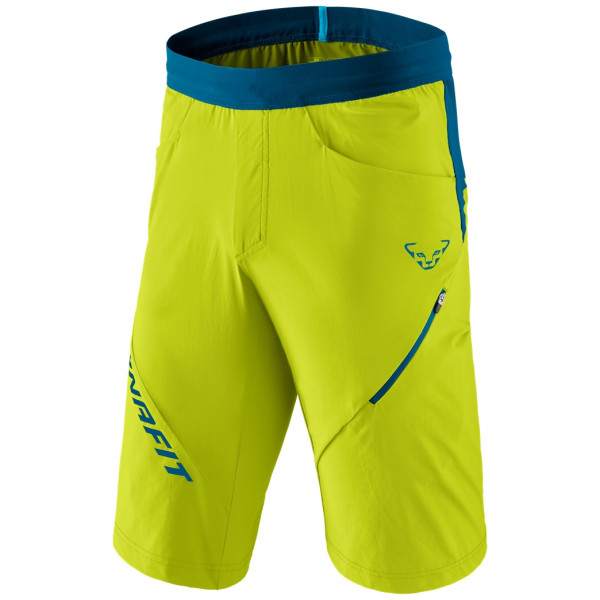 Pantalones cortos de hombre Dynafit Transalper Hybrid M Shorts amarillo Lime Punch