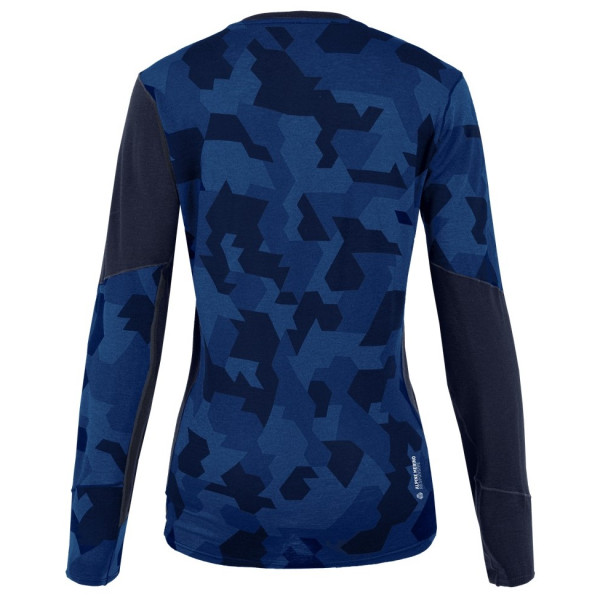 Camiseta de mujer Salewa Cristallo Warm Amr W L/S Tee.