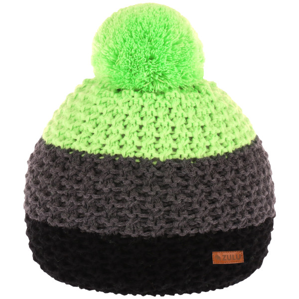 Gorro de hombre Zulu Nowel negro/verde Black/Green